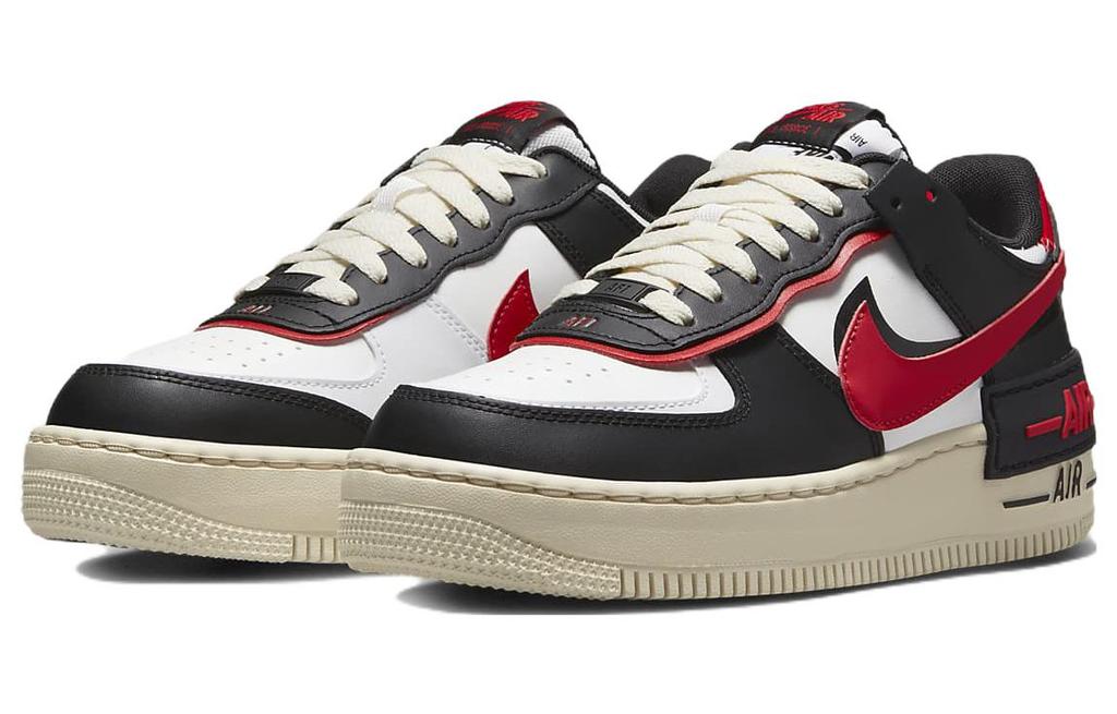Nike Air Force 1 Low Shadow Summit White University Red Black Women's DR7883-102