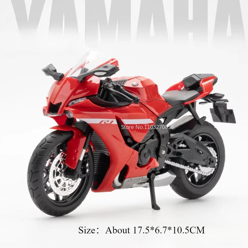 1:12 SportsterS R1 Alloy Motorbike Toy Diecast Model Car Front Wheel Steering Rear Wheel Suspension Motorcycle Boy Birthday Gift