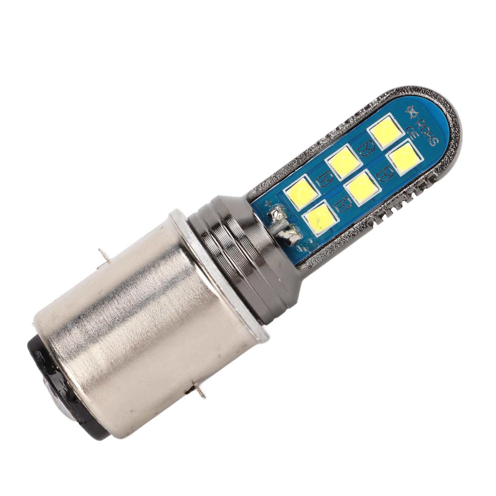 

12 светодиодная светодиодная фара BA20D для мотоцикла, электромобиля, с двойным креплением BA20D, мотоциклетный свет