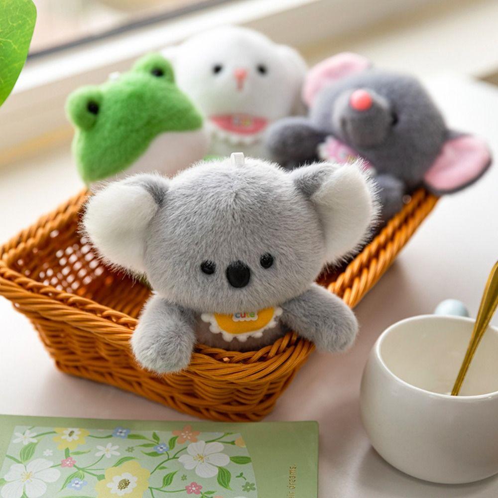 PP Cotton Koala Plush Toy Fluffy Frog Plush Doll Creative Plush Desktop Buddy Toy Children's Day