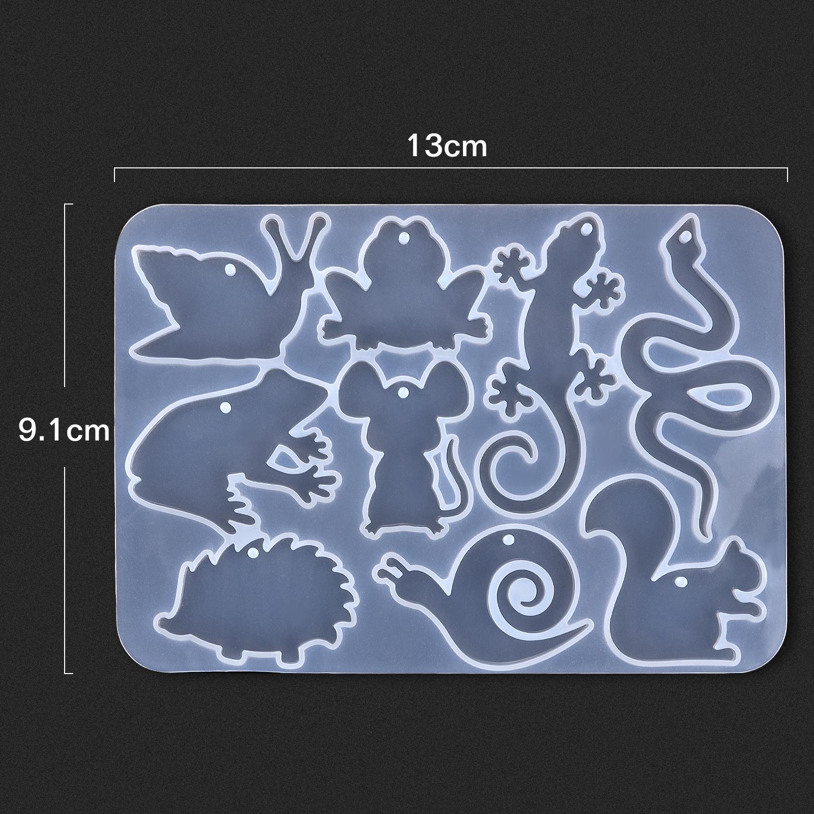 

Cute Cat Butterfly Animal Earring Keychain Epoxy Resin Silicone Mold DIY Spider Snake Pendant Jewelry Making Decoration Crafts