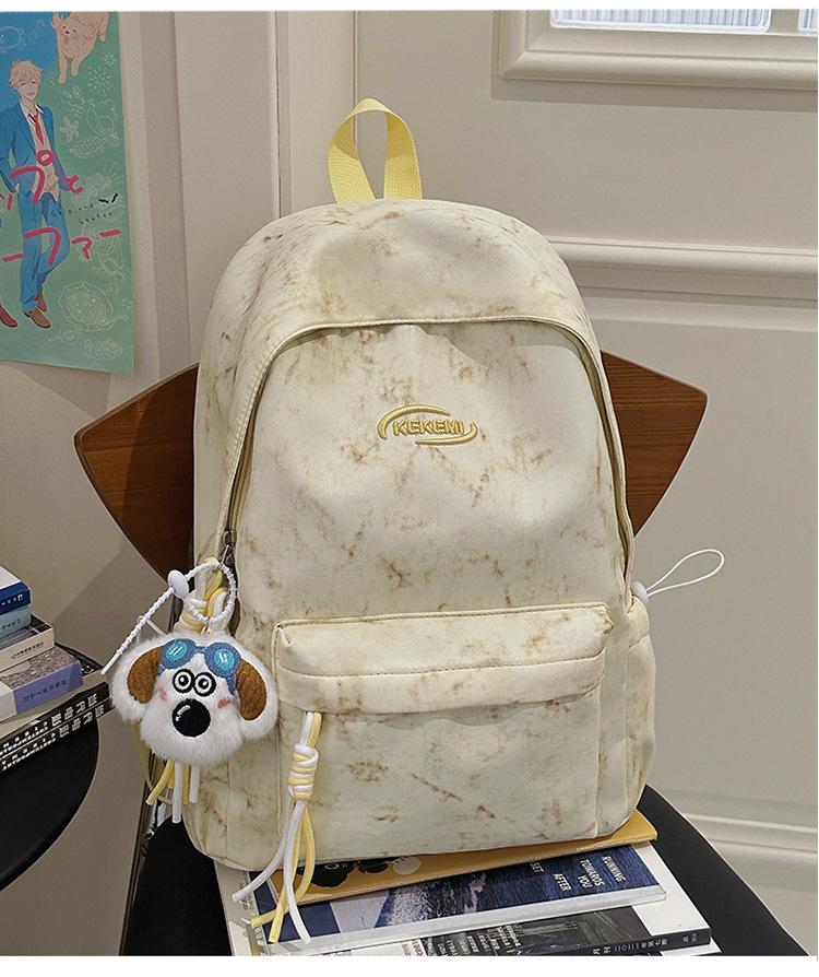 Schultasche literarisch, einfach und große Kapazität Japanischer Camping-Rucksack vielseitig und leicht Studenten-Schultasche Freizeit