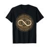 Infinity Symbol T Shirt Vintage Stretched Slightly Top For Everyday Wear Casual Comfortable Breathable Versatile Soft