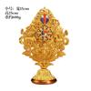 Buddhist Dharma-Chakra,Engraving Golden Alloy Eight Auspicious Tantric Falun ,Tibetan Altars Religious Item Decorative,25cm,1Pcs