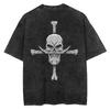 T-shirt Oversize Lavata Vintage One Piece Uomo Donna Streetwear Y2k Manica Corta Stampa Doflamingo Roronoa Zoro Maglietta Abbigliamento Femminile Maschile