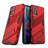 Case for Xiaomi Redmi Note 11/11S, Military kickstand, red