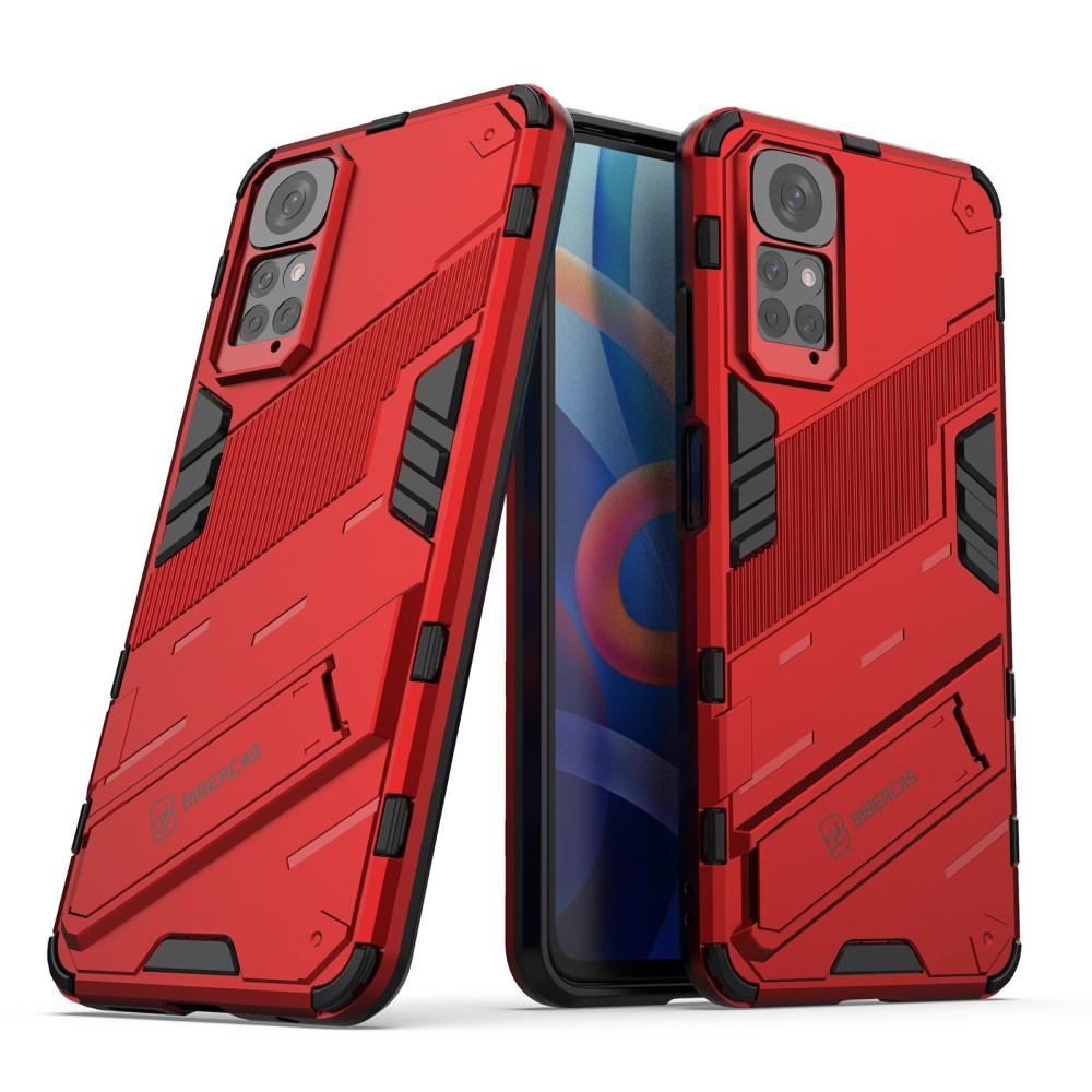 Case for Xiaomi Redmi Note 11/11S, Military kickstand, red