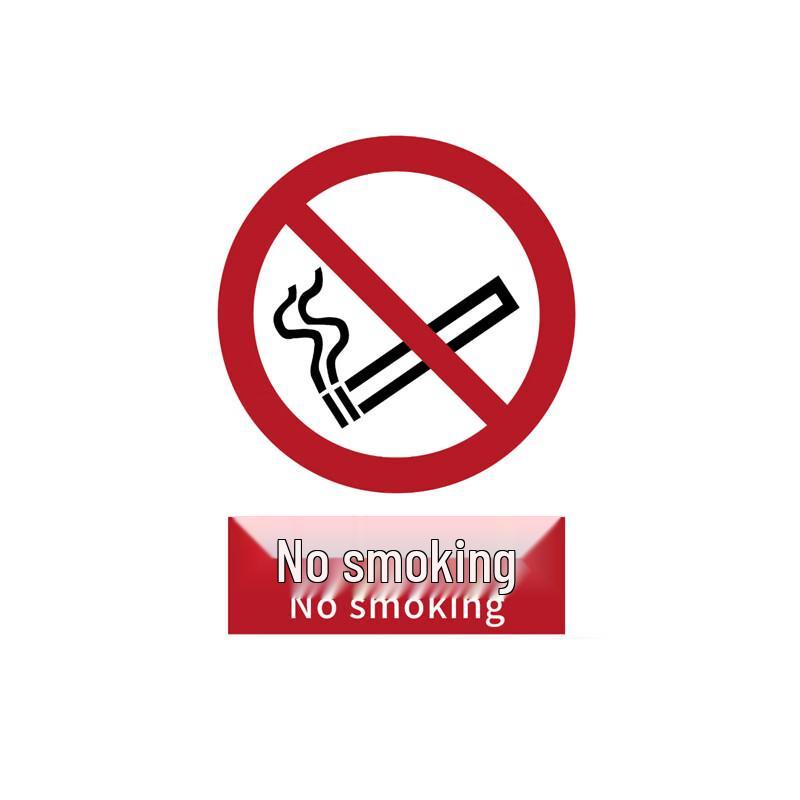 No Smoking Car Sticker