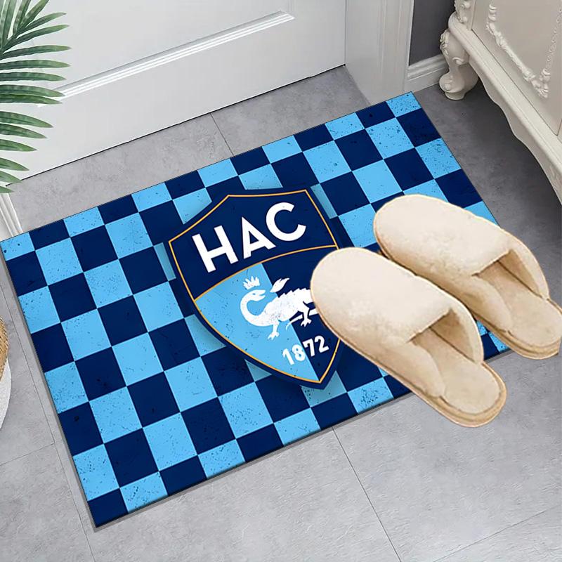 1PC Le Havre Crest Heritage Floor Mat for Living Room, Game Rooms, Office, Bedroom, Office Floor Mat Playful Design, Christmas fan gifts