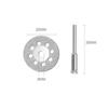 12Pcs/Set 22Mm Hss Circular Saw Blades Cutting Disc Set Metal Cut Off Wheel For Dremel Rotary Tool