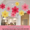 Spring Atmosphere Gold Shop & Mall Rooftop Jewelry Store Aerial Pendant Flower Hanging Decoration for Kindergarten