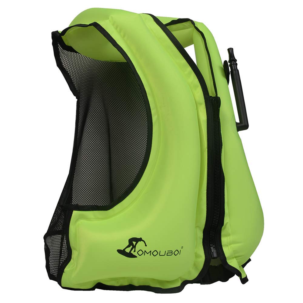 Docooler Inflatable Life Vest, 4 Colors, Floating Vest, Swim Vest, Adult Size, Life Vest, Manual Inflation, Water Sports, Snorkeling, River, Sea, Swim