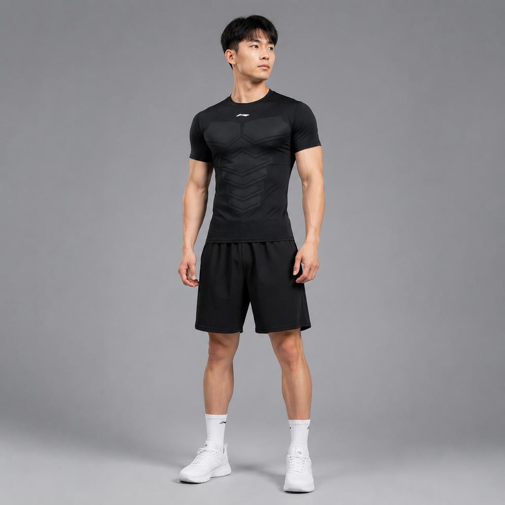 Men's Li-Ning Li Ning Workout Clothing Men's Black