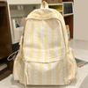 Nylon Bow Printed Lightweight Travel Bag Large Capacity Aesthetic Daypack Bow Rucksack Multi-pocket for Teens Girls Students