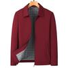 Autumn New Casual Jacket Men's Middle-aged and Elderly Executive Jacket Men's Clothing