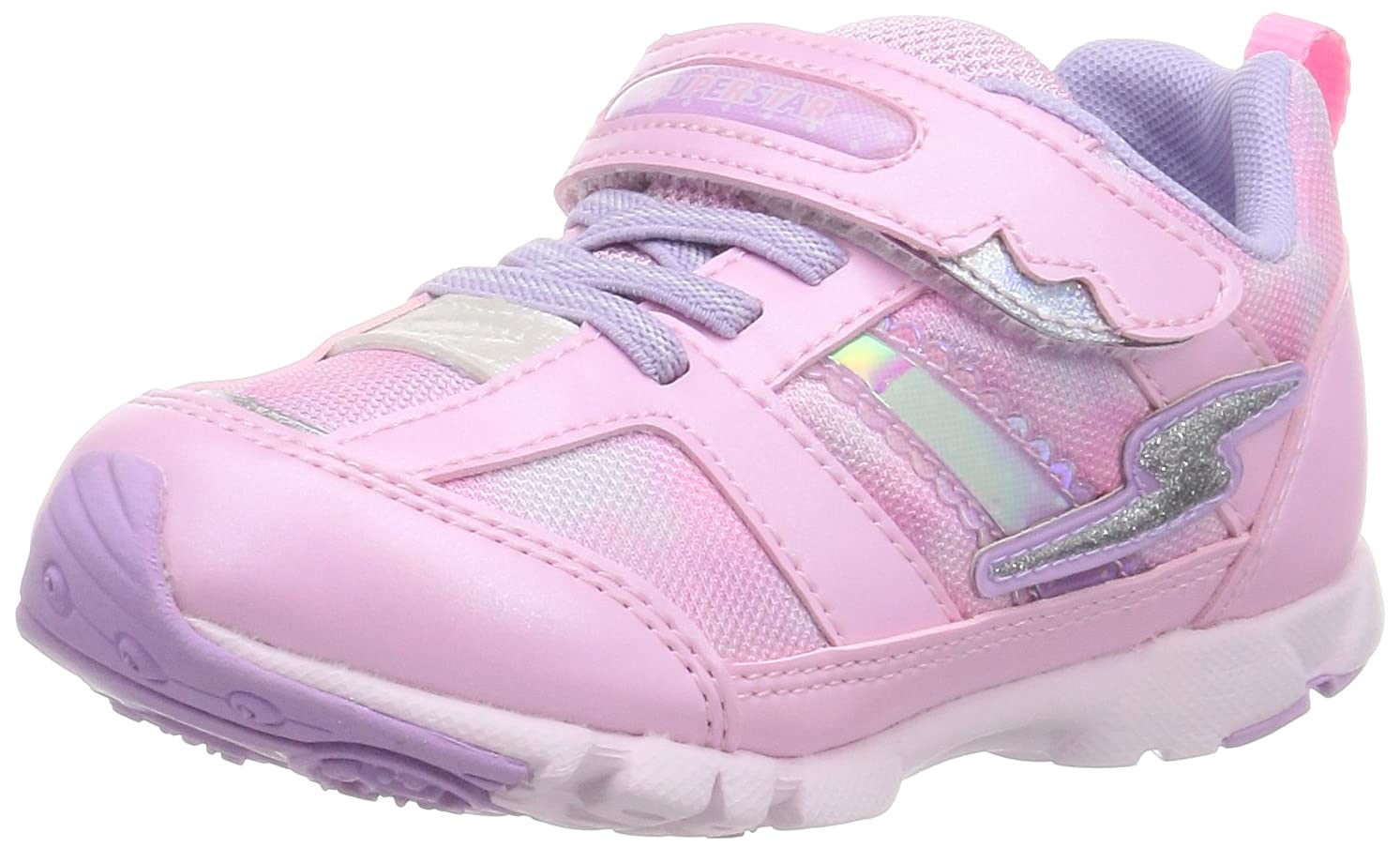 

athletic pink 2E [Superstar] Sneakers, shoes, girls, 16-23cm, 0.5cm available, kids, SS, K933, C, 19.5 cm,