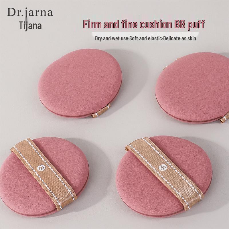 Tijuana Double-Sided Round Makeup Sponge Puff DJ-239 - Soft, Non-Absorbent Cushion for Powder Application