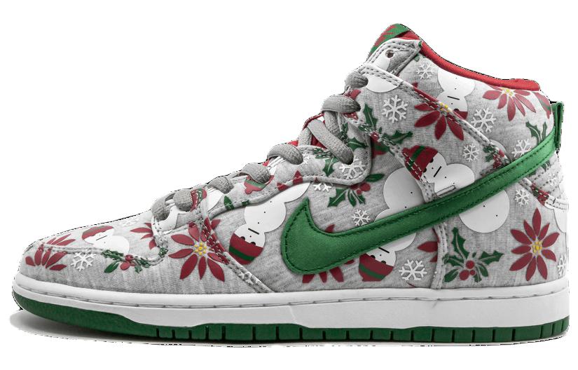 

Nike SB Dunk High Concepts Ugly Christmas Sweater Grey 635525-036 43