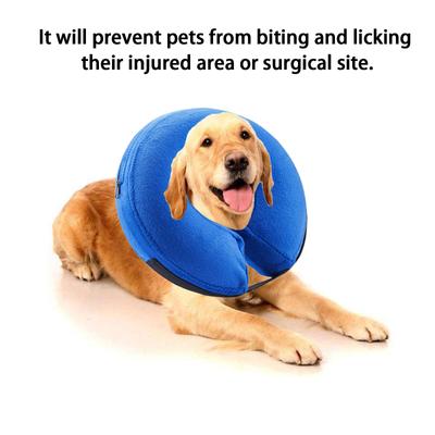 Soft Pet Recovery Collar for After Surgery Pet Inflatable Collar Elizabeth Collar Dog & Cat Collar