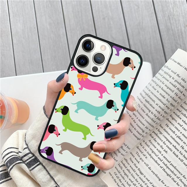 Dachshund Teckel Dackel Dog Coque Shell For iPhone 17 Air 15 16 14 13 12 Pro Max 11 Pro Max Plus Phone Case Cover
