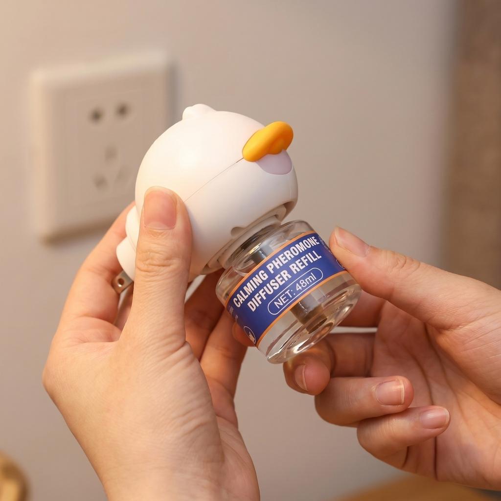 Hond Kalmerende Feromoon Diffuser Kit 4-in-1 Bevat Diffuser Stekker en Drie Navulflesjes voor Huisdieren Angstverlichting en Stressvermindering