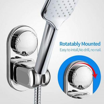 Punch-free Shower Bracket Shower Accessories Shower Head Fixed Paste Base Card Seat Adjustable Flower Drying Rack HMM