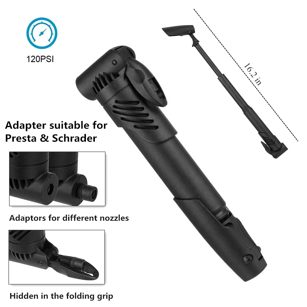 Universal Bicycle Repair Tool Includes Tire Tire Puncture Repair Bicycle Tool Master Link Crank Pull Tire and Bicycle Essentials Kit, Pump, Kit,