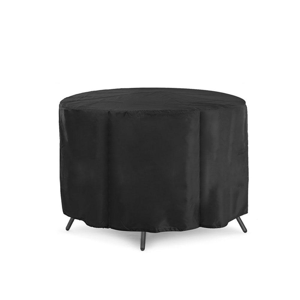 Table Circular Dust Cover Waterproof Furniture Protect Cover For Courtyard Patio