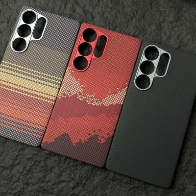 Suitable for Samsung S25u Kevlar Mobile Phone Case Thin Business S25Ultra Protective Case Full Cover Magnetic Suction
