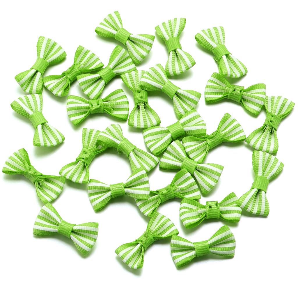 50pcs/Lot Striped Bows Polyester Ribbon Bows Handmade Bows For Jewelry Making DIY Hair Clip Headband Clothing Crafts Decoration