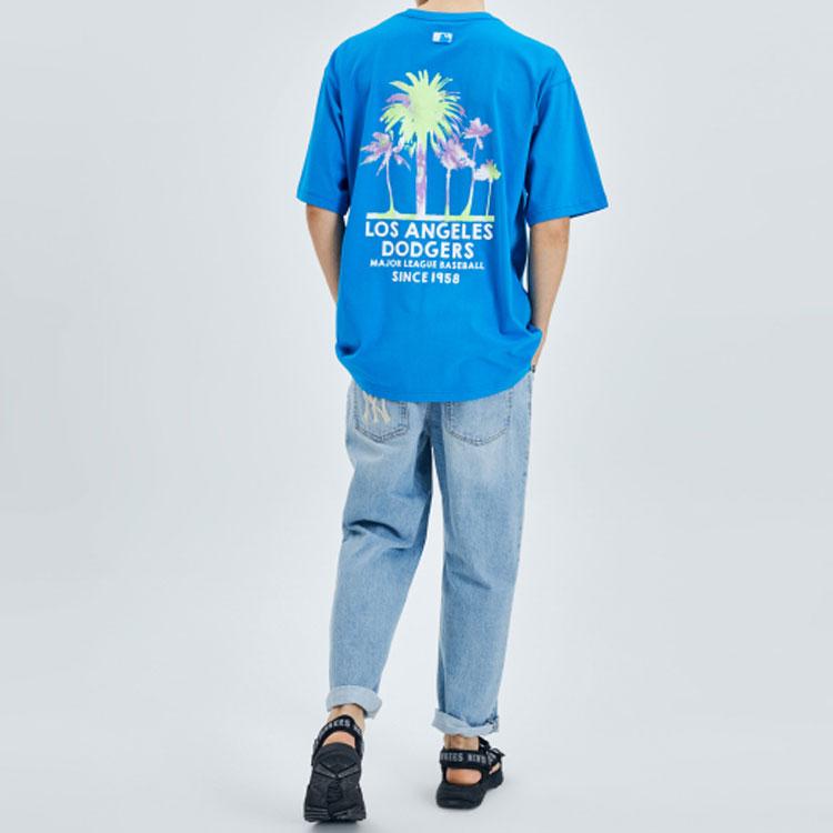 New MLB Los Angeles Dodgers T Shirts Unisex Blue 31TSP5031-07U