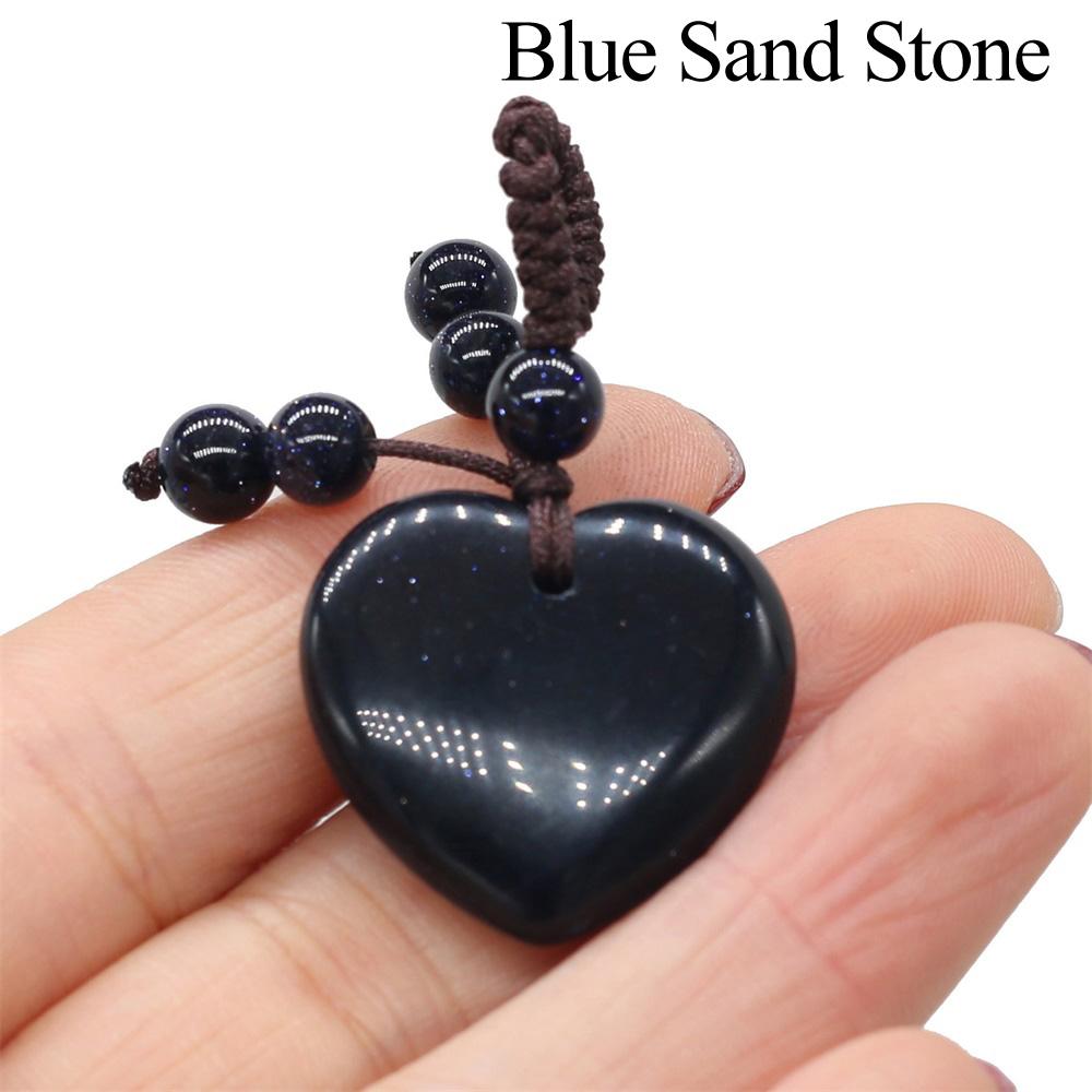 1 szt. breloczek do kluczy z kamienia naturalnego w kształcie serca, breloczek z kryształu uzdrawiającego Reiki w stylu Ins, z agatu, ametystu, kamienia szlachetnego, dla kobiet, biżuteria, prezent na Dzień Matki, Dzień Ojca