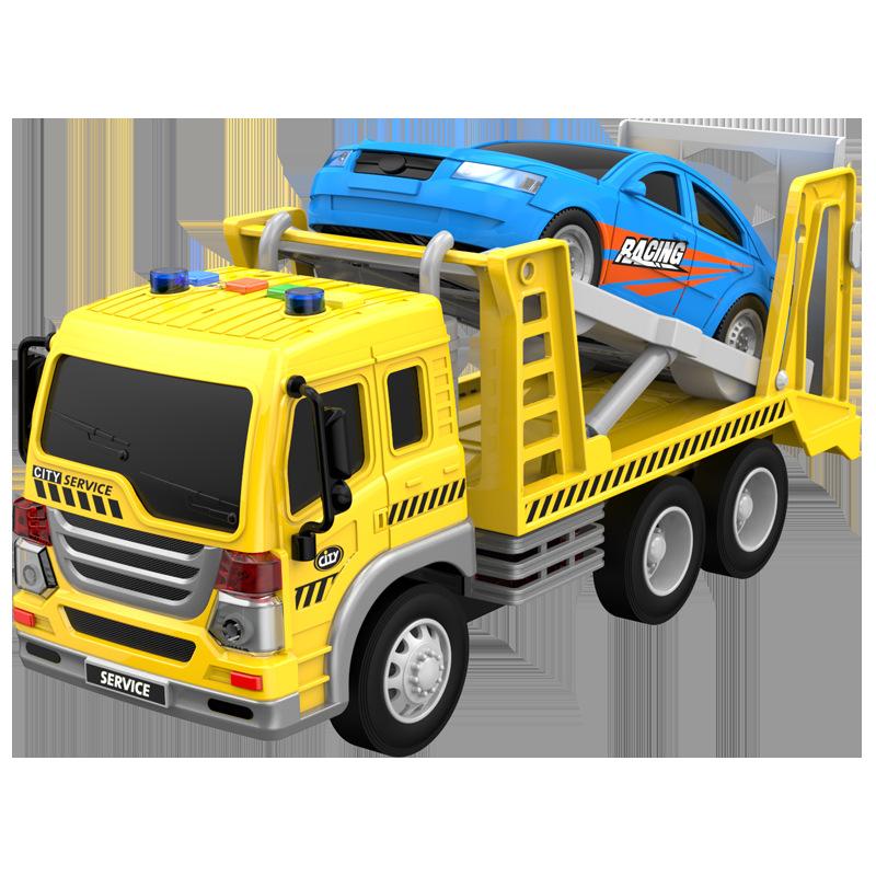 Dětské hračky Inerciální náklaďák na dřevo Vodní náklaďák Silniční odtahový náklaďák Zvukové a lehké autíčko