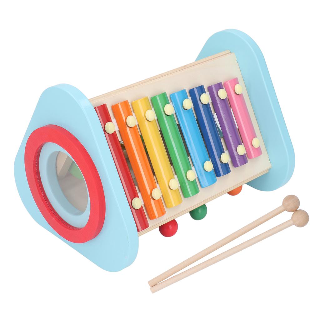Wooden Percussion Instruments Toys Puzzle Early Education Develop Musical Sense Toddler Musical