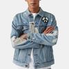 Levis SS25 Patchwork Design Distressed Denim Jacket Men Jackets Denim-Blue 72334-0729