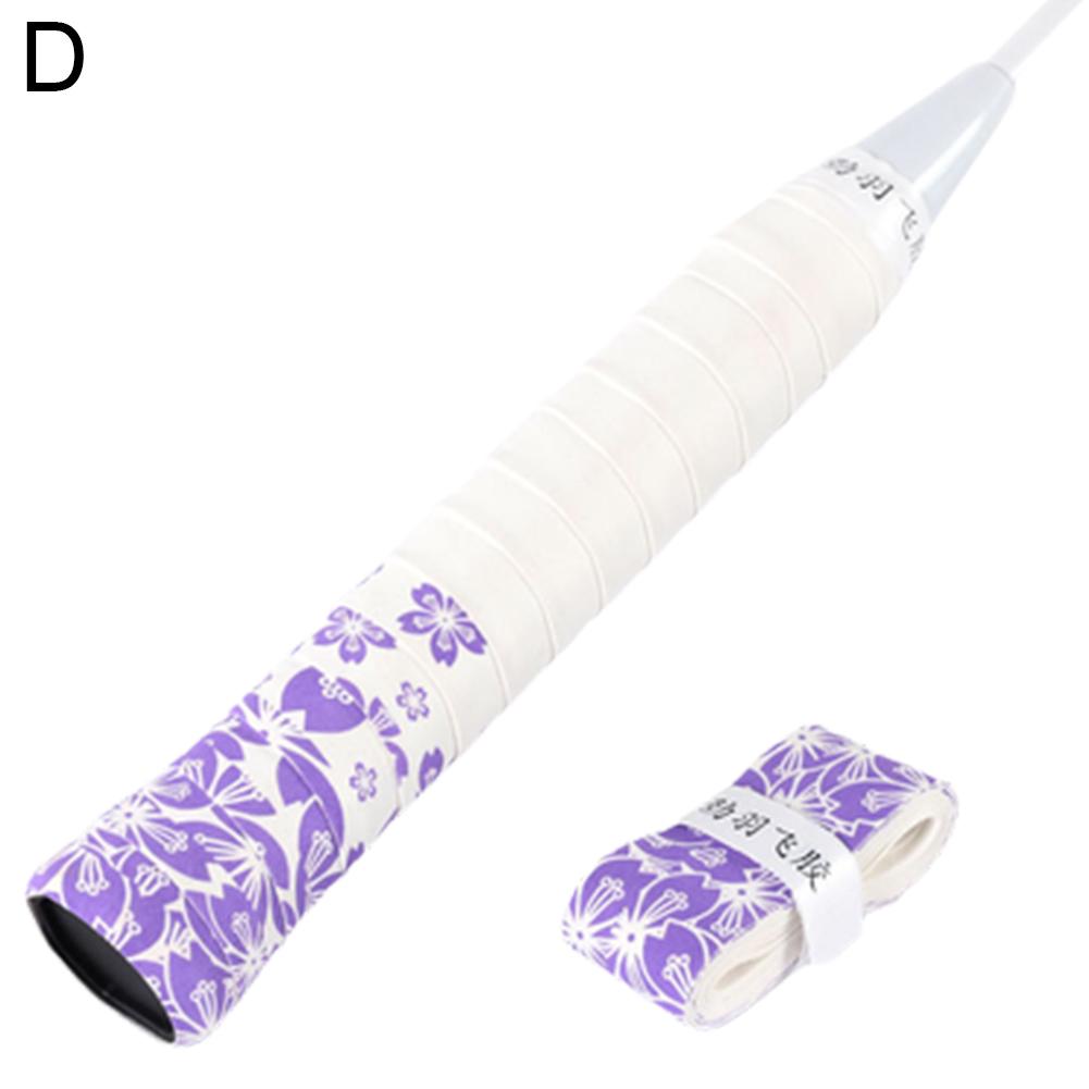 Sakura Petals Overgrip Badminton Racket Non-slip Sweat-absorbent Anti-Slip Latex Cushioning Grip Tape For Badminton Squash