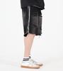 Beoteunseoul Sideline Vintage Damaged Wash Bermuda Pants (Black)