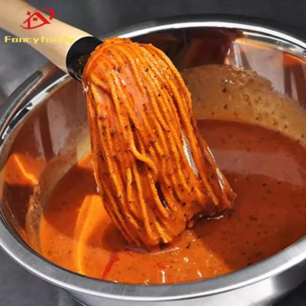 Fancyfamily Barbeque Marinade Sauce/Seasoning/Oil Brush Barbecue Restaurant Outdoor Camping Party Essential