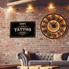 Personalized Vintage Metal Sign Tattoo Barber Shop Man Cave Garage Wall Art
