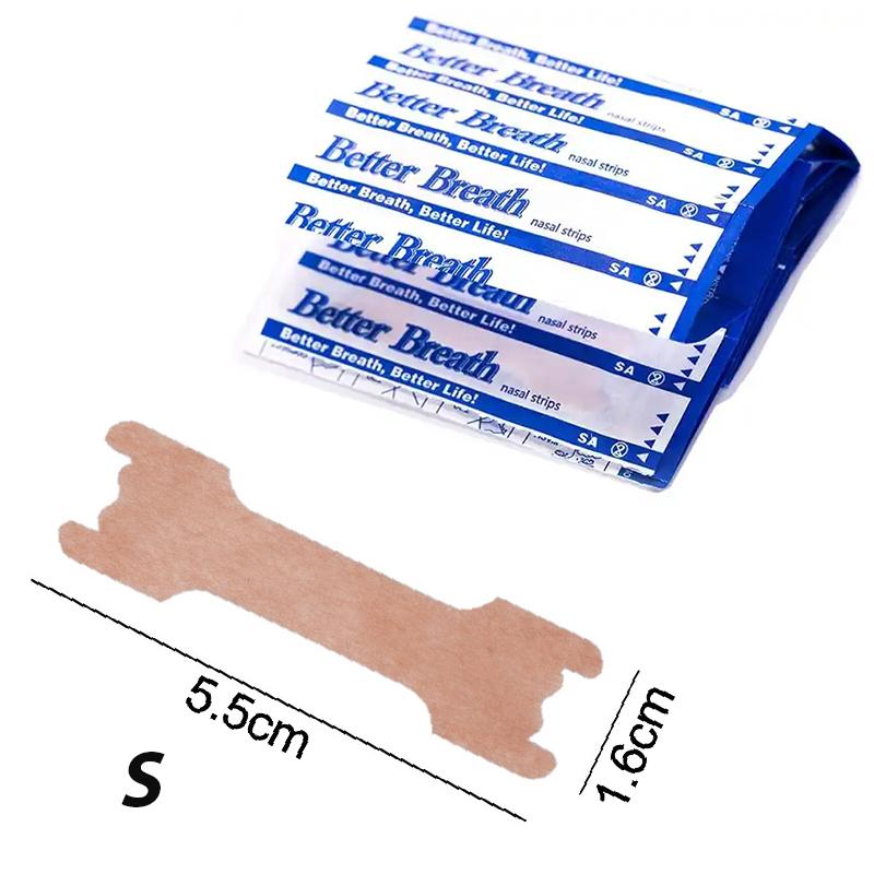 

Breath Nasal Strips Anti Snoring Nose Patch Extra Strength Pads Better Breathing Non-Invasive Easier Breath Sleep Aid Decive 10Pcs