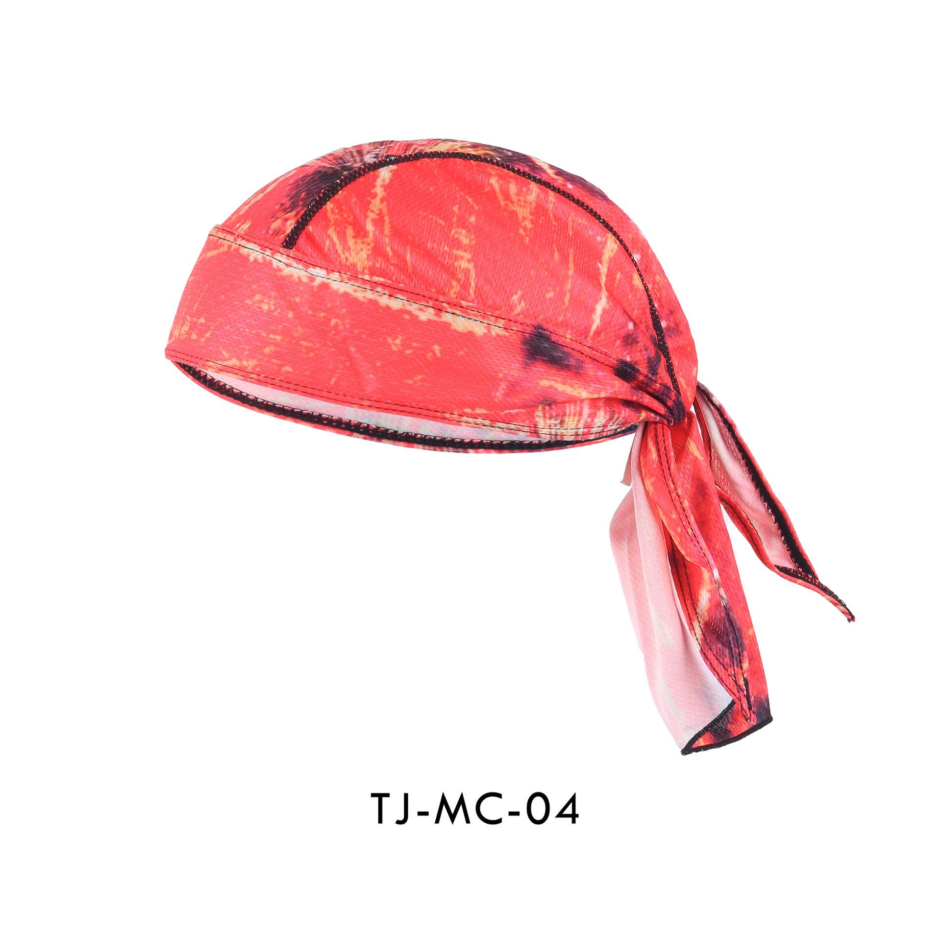 

Спортивные шапки для езды на велосипеде на открытом воздухе, платки, дышащие, быстросохнущие, защита от солнца, пиратская шляпа, кепки с принтом, чехлы One Size