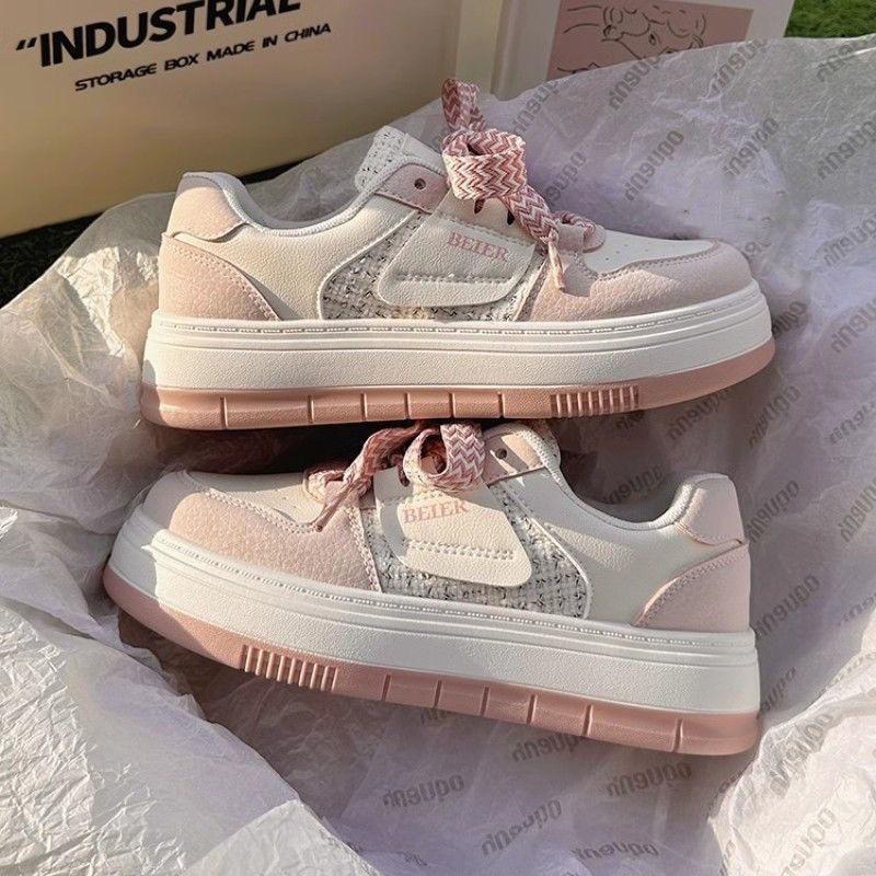 Girls Shoes 2025 New Spring and Autumn Children's Versatile Non-slip Sports Shoes Medium and Older Children's Casual Foreign Style Board Shoes Girl