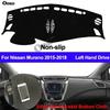 Car Dashboard Cover Silicone Non-Slip For Nissan Murano 2015 2016 2017 2018 Dash Mat ANti-UV Carpet Automobile DashMat