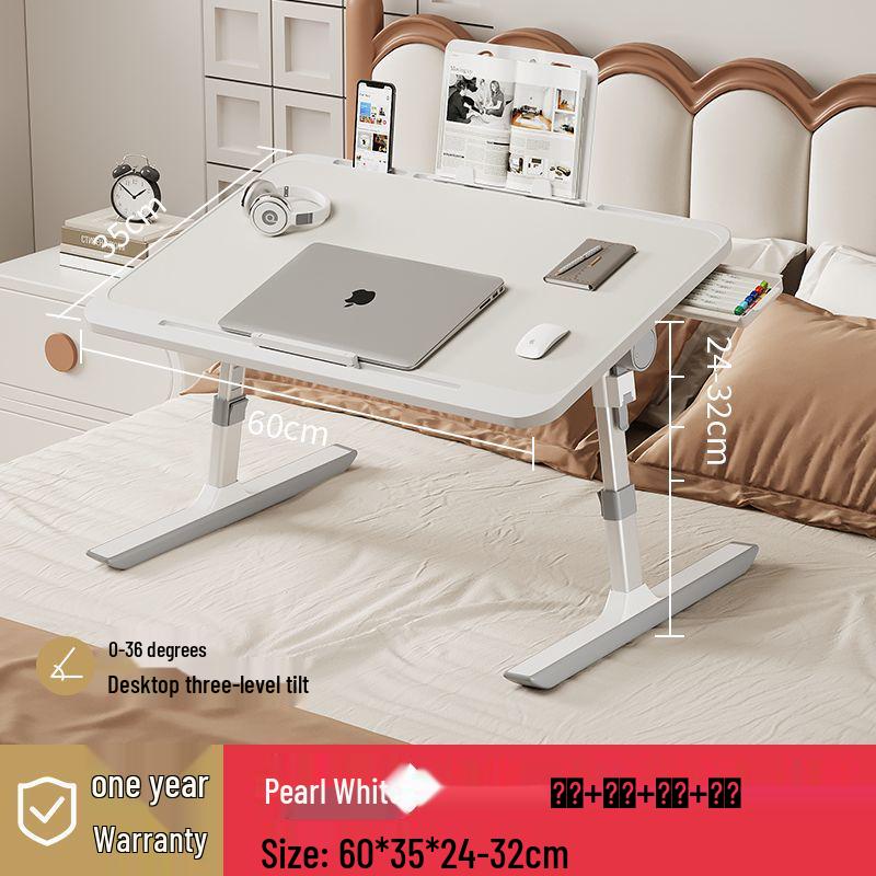 Adjustable Student Writing Table with Mobile Bracket for Bedroom or Dormitory