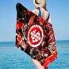 Intercontinental Football Crest Microfiber Beach Towel, Lightweight And Quick-Dry, for Summer Travel, Beach Essential, Swimming Pool