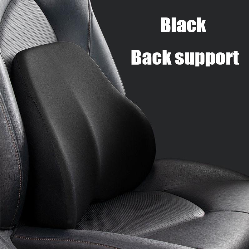 Car Seat Headrest Pillow with Double Straps for Sports Seats Universal Latex Neck Support Cushion Lumbar Back Pad