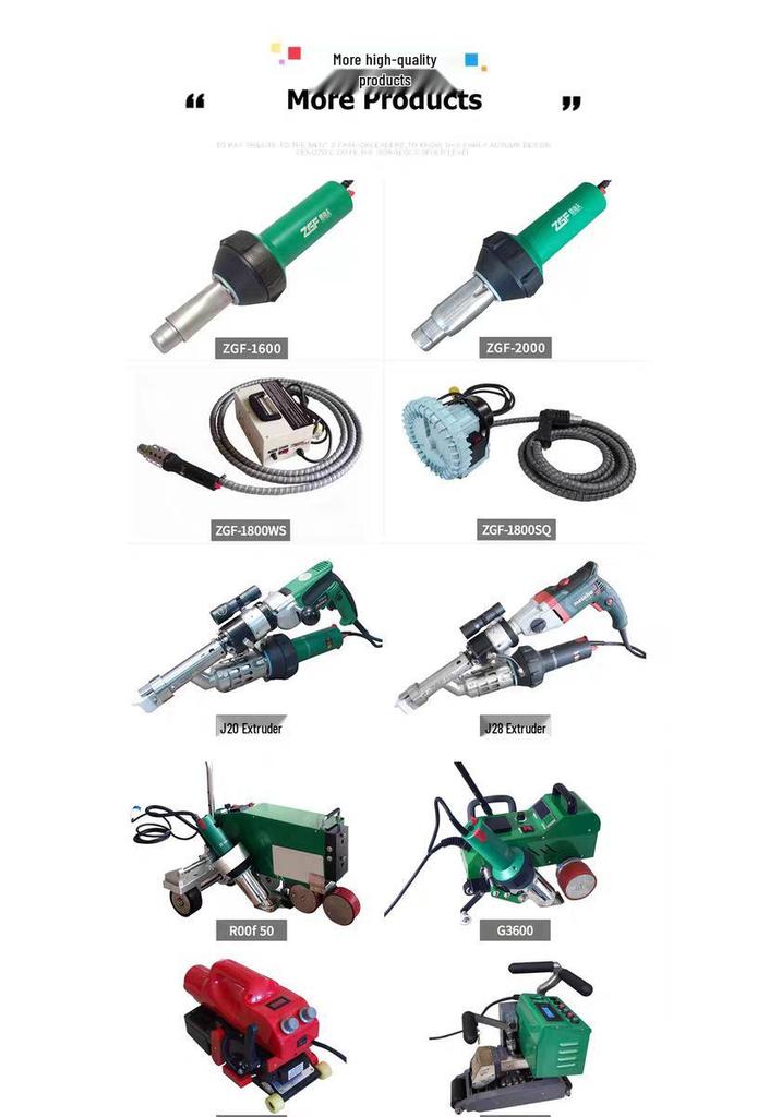 TPO Roof Membrane Waterproofing Machine: 4000W PVC Fusion & Steel Tile Hot Air Welder
