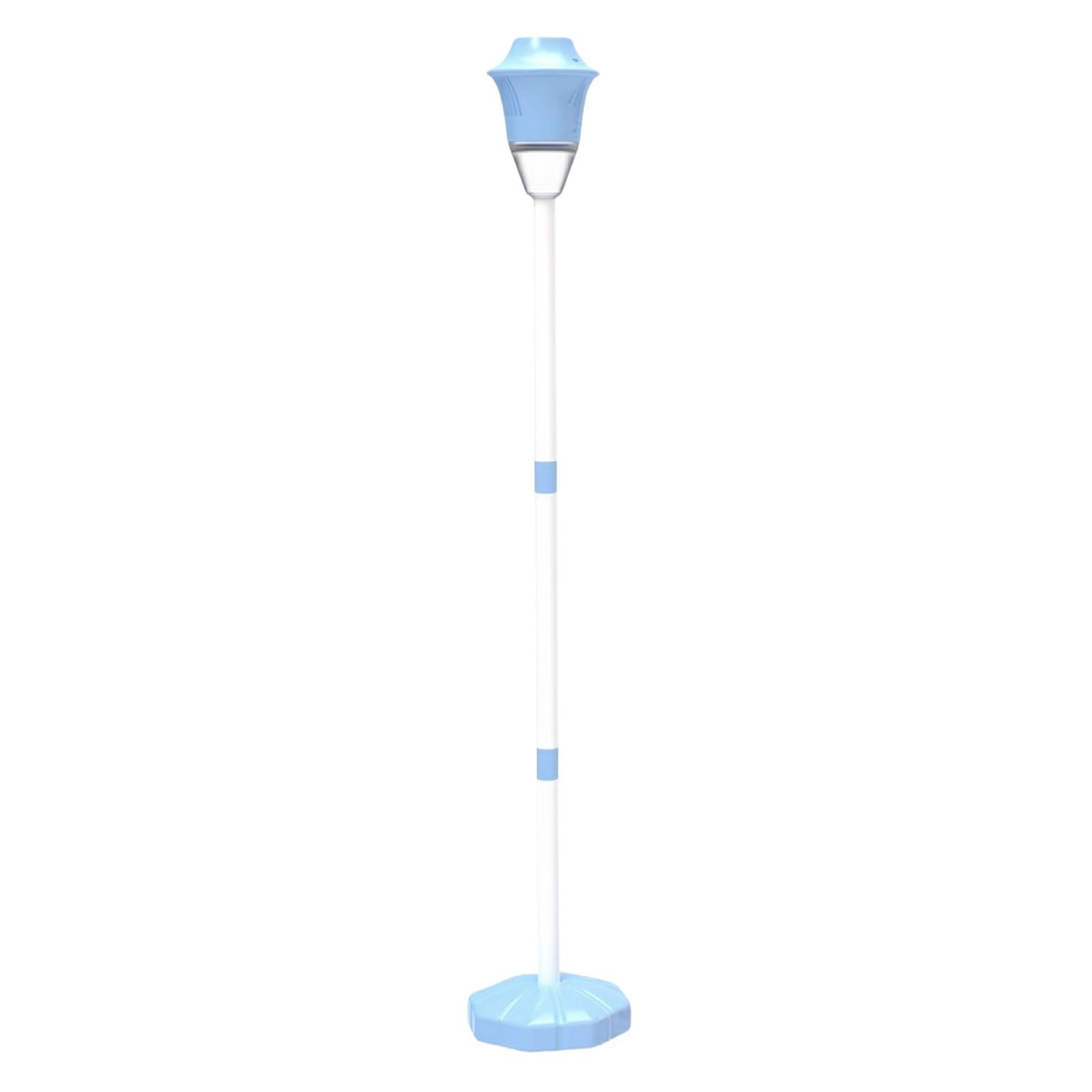 

Outdoor Bubble Machine with Light and Sound Effects Standing Bubble Maker Includes 140ml Bubble Solution for Kids Entertainment and Parties One Size синий