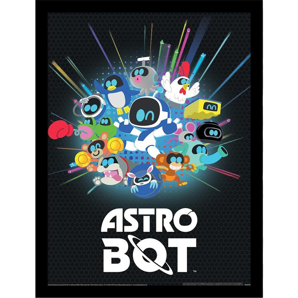 Astro Bot Friends Framed Poster