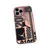 Cartoon basketball flying man iPhone 15 Plus phone case, drop-proof, iPhone 16 Pro Max frosted case, trendy.